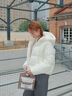 美特斯邦威羽絨服女2025冬新款連帽面包羽絨服輕柔保暖舒適外套 曬單實拍圖