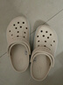 卡駱馳crocs洞洞鞋貝雅卡駱班輕便耐磨一腳蹬休閑鞋|205089 冬日白/彩色-1LI 36 /37(220mm) 曬單實拍圖
