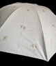 天堂 防紫外線(xiàn)晴雨傘三折 雨傘黑膠防曬太陽(yáng)傘遮陽(yáng)晴雨傘 甘酪白 曬單實(shí)拍圖
