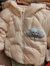巴拉巴拉童裝兒童羽絨服女童2024冬裝女小童寶寶保暖云朵外套208424107015 曬單實(shí)拍圖