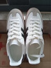 莆魅德訓鞋男2025新款復古莆田男鞋厚底運動(dòng)休閑情侶經(jīng)典三杠阿甘鞋子 白色 42 碼 曬單實(shí)拍圖