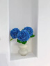 黛莉森仿真花假花高檔3D大繡球擺設客廳電視柜餐桌花落地裝飾品花卉擺件 深藍 曬單實(shí)拍圖