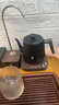 鳴盞燒水壺泡茶 電熱水壺功夫茶壺電茶爐 茶藝師專用電茶壺 智能恒溫茶具磨砂MZ152A黑色 曬單實拍圖