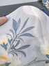 GIAVENTOLA杭州絲綢韓版印花真絲圍巾女桑蠶絲絲巾裝飾小領(lǐng)巾53cm小方巾 小鳥(niǎo)小花53真絲方巾 曬單實(shí)拍圖