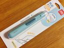 得力(deli)筆型陶瓷美工刀 可插筆筒 圓角安全刀頭 快遞開(kāi)箱刀 創(chuàng  )意便攜裁紙刀 藍色TD261 曬單實(shí)拍圖