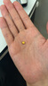 領(lǐng)豐金黃金豆豆AU9999足金實心真金豆子收藏節(jié)日禮物送女友送朋友小金豆 金豆3g/顆 曬單實拍圖
