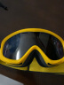 YEON儿童滑雪镜青少年滑雪镜女士双层柱面框架柔软防撞击防飞沫护目镜高清防雾Y6-N3103 实拍图