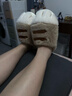 名創(chuàng  )優(yōu)品（MINISO）萌趣貓爪棉拖鞋宿舍可愛(ài)高顏值外穿居家用室內棉拖鞋 卡其 40-41 曬單實(shí)拍圖