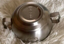 沃德百惠（WORTHBUY）316不銹鋼兒童碗雙層加厚雙耳湯碗吃飯碗防摔防燙寶寶雙柄輔食碗 （316L鋼）赫赫熊單碗 曬單實(shí)拍圖