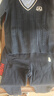 暇步士（Hush Puppies）童裝男童經(jīng)典學(xué)院風(fēng)針織衫兒童翻領(lǐng)假兩件毛衣 藏藍   130    曬單實(shí)拍圖
