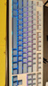 黑爵（AJAZZ）AK870三?？椭苹瘷C械鍵盤(pán) 全鍵熱插拔 Gasket結構RGB 原廠(chǎng)PBT三拼鍵帽 側刻漸變藍 飛魚(yú)軸  曬單實(shí)拍圖