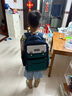 Edison小學(xué)生書包護(hù)脊減負(fù)反光大容量防潑水防下墜兒童背包2213-1藍(lán)綠 曬單實(shí)拍圖