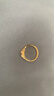 周生生黃金戒指足金絲帶結(jié)開口戒指送媽媽送自己 生生有禮21071R計價 3.27克(含工費130元) 曬單實拍圖