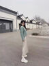 STELLA WEISZ傳祺女鞋月牙底蕾絲珍珠德訓鞋阿甘鞋休閑運動(dòng)鞋透氣2025秋新款 米色 36 (230mm) 曬單實(shí)拍圖