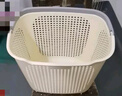 京東物流 臟衣簍家用臟衣服收納筐臟衣籃浴室洗衣籃神器收納筐 奶油黃 大號【長36寬25.5高32.5CM】 曬單實拍圖