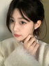 唯一（Winy）999純銀耳釘送老婆生日七夕情人節(jié)禮物女生顯氣質(zhì)高級感耳環(huán)飾 曬單實拍圖
