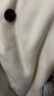 太平鳥(niǎo)女裝毛呢大衣大師甄絨系列浴袍雙面毛呢赫本風(fēng) 米白色 S 曬單實(shí)拍圖
