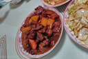 郯潤(rùn)食品 黑豬去皮五花肉塊4斤/袋 冷凍去皮五花肉生鮮紅燒醬鹵食材 曬單實(shí)拍圖