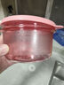 特百惠（Tupperware）微波小萌碗400ml微波加熱便攜上班族學(xué)生帶飯冷藏塑料保鮮圓碗 柔蜜粉-400ml 曬單實(shí)拍圖