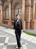 DAVEY MODE外套女新中式國(guó)風(fēng)2025冬季新款女裝感個(gè)性百搭唐裝盤(pán)扣拼接袖口 黑色 M 100-110斤 曬單實(shí)拍圖