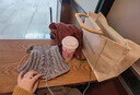 恒源祥莫蘭迪中粗羊毛線100純羊毛手工編織diy棒針織圍巾毛衣團 F5灰褐 曬單實拍圖