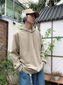 真維斯（Jeanswest）連帽衛衣男春秋款潮流重磅美式高街帽衫外套男款學(xué)生大碼寬松上衣 白花灰(純色) M (170) (30天質(zhì)量問(wèn)題全額退) 曬單實(shí)拍圖