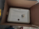 科勒（KOHLER） 臺盆方形臺下盆面盆拉蒂納浴室衛生間洗手盆陶瓷洗臉盆 K-2214T-0（18寸臺下盆) 曬單實(shí)拍圖