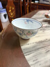 陶趣居日本進(jìn)口線(xiàn)唐草陶瓷釉下彩米飯碗面碗日式青花家用餐具花朵湯碗 4.7英寸碗 曬單實(shí)拍圖