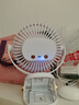 卡培登6寸USB小風(fēng)扇/電風(fēng)扇桌面/小電扇/小臺扇便攜迷你手持夾子睡眠小風(fēng)扇辦公室宿舍桌面戶(hù)外可用 白色 曬單實(shí)拍圖