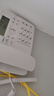 飛利浦(PHILIPS）電話(huà)機座機 固定電話(huà) 辦公家用 來(lái)電顯示 雙接口 免電池 CORD118白色 曬單實(shí)拍圖