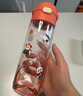 膳魔師（THERMOS）兒童水杯tritan便攜塑料直飲杯小學(xué)生開(kāi)學(xué)必備小熊貓水壺600ml紅 曬單實(shí)拍圖
