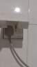 國際電工86型電熱水器防漏電保護器空調漏保插頭五孔插座三孔帶開(kāi)關(guān)明暗裝 白色 16A三孔漏保插座【暗裝】 曬單實(shí)拍圖
