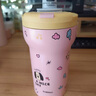 BABLOV保溫杯女士陶瓷覆膜內(nèi)膽水杯高顏值雙飲兒童吸管保冷杯子女生禮物 曬單實拍圖