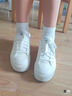 adidas NIZZA PLATFORM厚底增高運動(dòng)帆布鞋男女阿迪達斯三葉草 白   40 曬單實(shí)拍圖