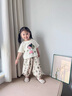 G.duck小黃鴨女童短袖套裝夏季洋氣純棉開(kāi)衫上衣女寶寶冰絲防蚊褲兩件套 純棉開(kāi)衫上衣G9新+綠蝴蝶花花褲 110 建議100-110cm2-3歲 (建議 曬單實(shí)拍圖