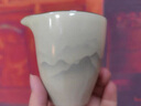 豹霖汝窯開片茶具茶杯套裝家用輕奢帶茶盤主人杯高檔禮盒蓋碗茶壺套組 禮盒裝-10頭蓋碗-耘山米黃汝窯 曬單實拍圖