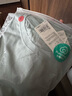 全棉時(shí)代男女士抗菌T恤短袖純棉寬松 曬單實(shí)拍圖