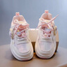 鴻星童拉布布女童鞋子兒童板鞋2025新款秋冬季軟底女孩運動(dòng)小白鞋亮燈 粉紅色【主圖款】 34 曬單實(shí)拍圖