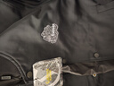 卡賓男裝珊瑚刺繡夾克外套新款字母印花街頭潮流A 煤黑色01 M 48/170 曬單實(shí)拍圖