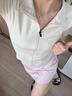 貞喜氣運(yùn)動(dòng)套裝女夏季網(wǎng)球訓(xùn)練跑步健身服冰絲速干緊身顯瘦薄款短袖裙裝 短袖裙褲兩件套【M碼】 曬單實(shí)拍圖
