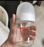 貝親（Pigeon）玻璃奶瓶寬口徑防脹氣160ml S號奶嘴 1月+ AA186  曬單實(shí)拍圖