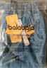 巴拉巴拉童裝兒童牛仔褲男童女童加絨褲子秋冬寬松哈倫褲 牛仔深藍88301 110 cm 曬單實(shí)拍圖