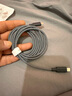 閃魔蘋果數(shù)據(jù)線PD20w充電線iPhone手機Type-C快充ipad平板適用iPhone14/12/13車載 藏灰1.8米【彩虹編織線】PD27W快充|安全耐用 曬單實拍圖