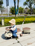 ANGI BABY兒童扭扭車1-3-6歲防側(cè)翻扭扭車可坐大人溜溜車搖搖車寶寶扭扭車 卡其色【藍(lán)牙+音樂+拖斗+推桿】 六一兒童節(jié)禮物扭扭車兒童車 曬單實(shí)拍圖