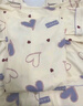 婧麒月子服春夏哺乳產(chǎn)后孕婦睡衣喂奶家居服套裝夏季薄款帶胸墊 米色愛(ài)心/四季款180g 2XL 曬單實(shí)拍圖