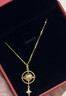 周大福爆閃碎金魚(yú)鱗小行星足金黃金吊墜女送禮物EOF1963 約3.85g計價(jià)(工費520) 曬單實(shí)拍圖