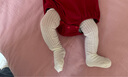 尼多熊嬰兒襪子夏季薄款網眼襪過膝襪新生兒寶寶防蚊襪 曬單實拍圖