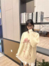 燦圖韓版甜美小狗毛衣女秋冬季慵懶風(fēng)高級感內搭針織打底衫寬松上衣服 白色 均碼 【建議80~150斤】 曬單實(shí)拍圖