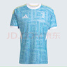 阿迪達斯 （adidas）男 足球系列 JUVE A JSY 尤文圖斯球迷版客場(chǎng)短袖JJ4323煙灰藍L 曬單實(shí)拍圖