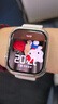 Apple/蘋果 Watch Series 10 智能手表GPS款42毫米玫瑰金色鋁金屬表殼梅子色回環(huán)式運動表帶MX1X3CH/B 曬單實拍圖